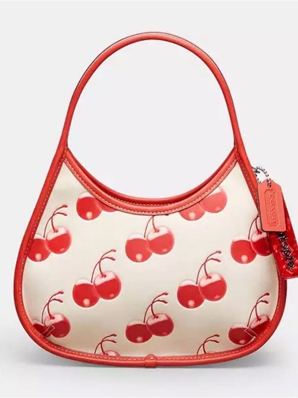NWT COACH CHERRY PRINT COACHTOPIA SHOULDER BAG (Sold Out, Read Description, NIB)